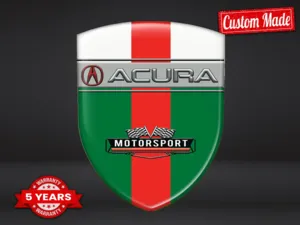 Honda Acura Badges Silicone Auto Résistants Qualité Pro